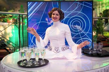 Helter Skelter Films Theme Princess Leia living table