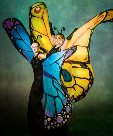 Butterfly Stilt Walkers