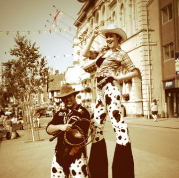 Helter Skelter Circus Wild West Event theme
