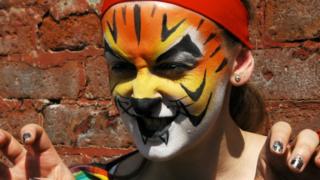 tiger face paint