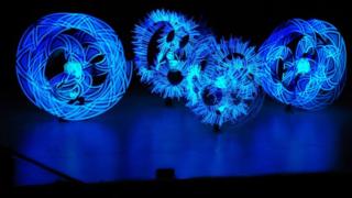 LED poi spinning performance